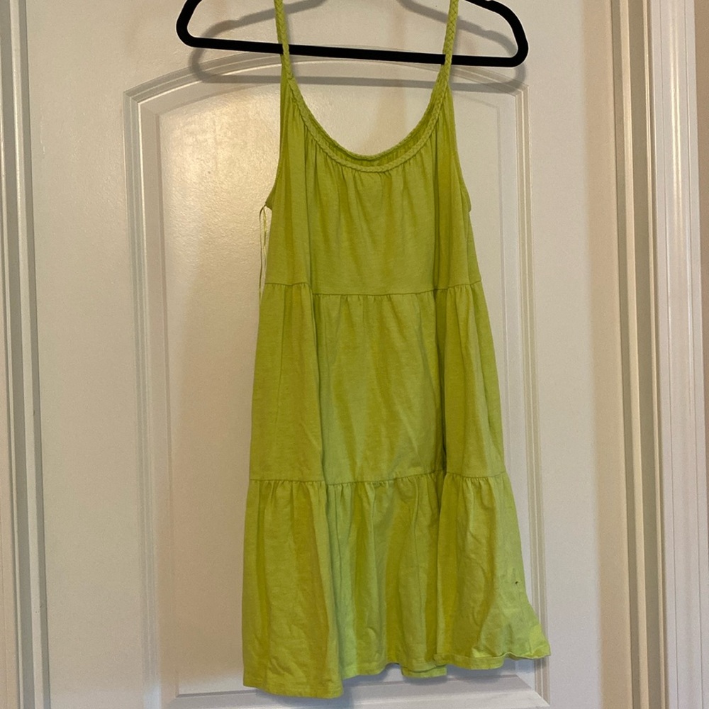 Lime green dress